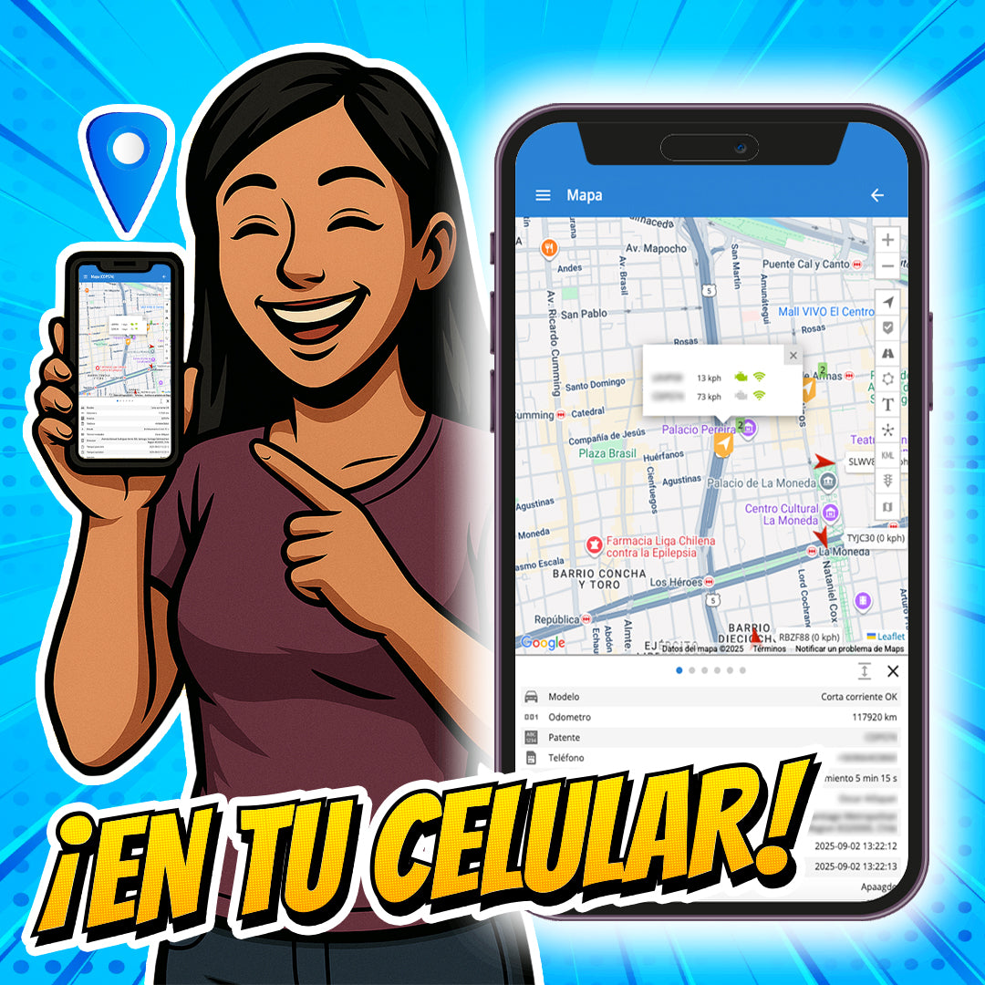 GPS Tracker + Plataforma SuperGPS + Plan de datos anual