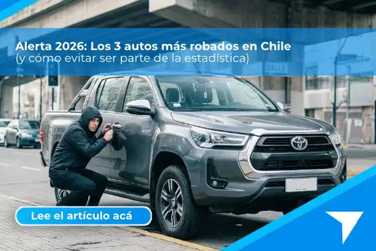 Alerta 2026: Los 3 autos más robados en Chile (y cómo evitar ser parte de la estadística)