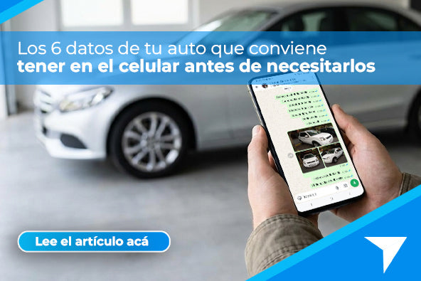 Los 6 datos de tu auto que conviene tener en el celular antes de necesitarlos