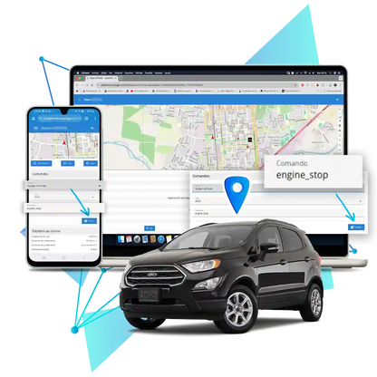 GPS Rastreo Vehicular con Corta Corriente* Plan Anual