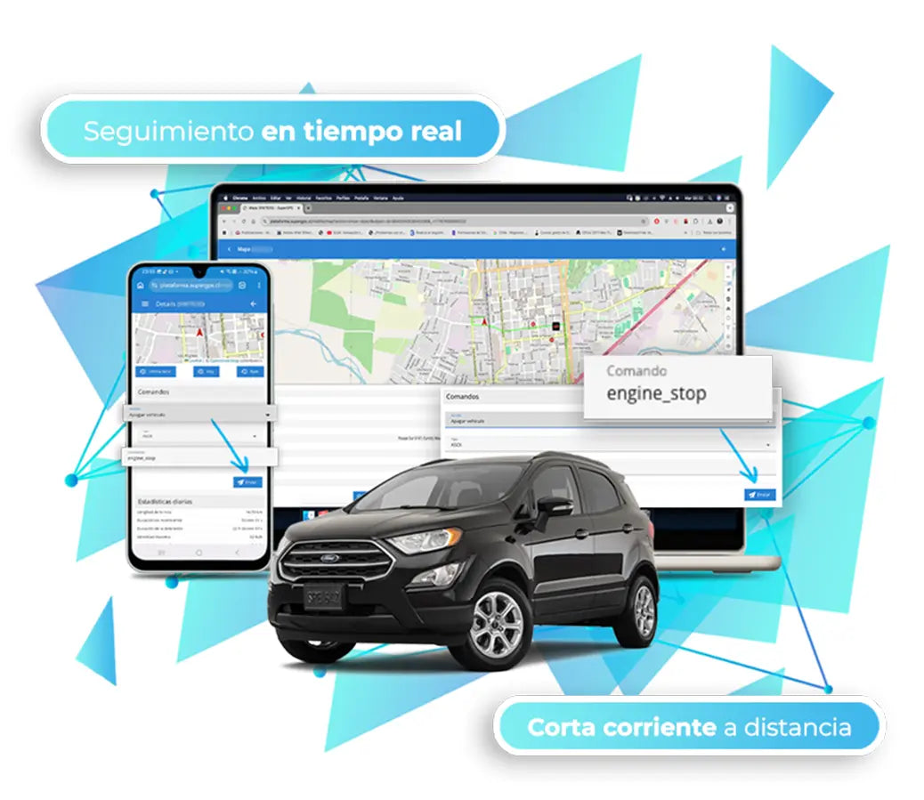GPS Rastreo Vehicular con Corta Corriente* Plan Anual