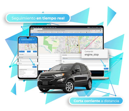 GPS Rastreo Vehicular con Corta Corriente* Plan Anual