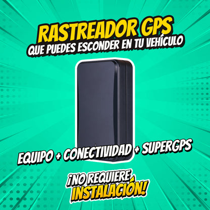 Rastreador GPS, fácil de esconder en tu vehículo