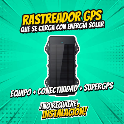 Rastreador GPS, se carga con energía solar