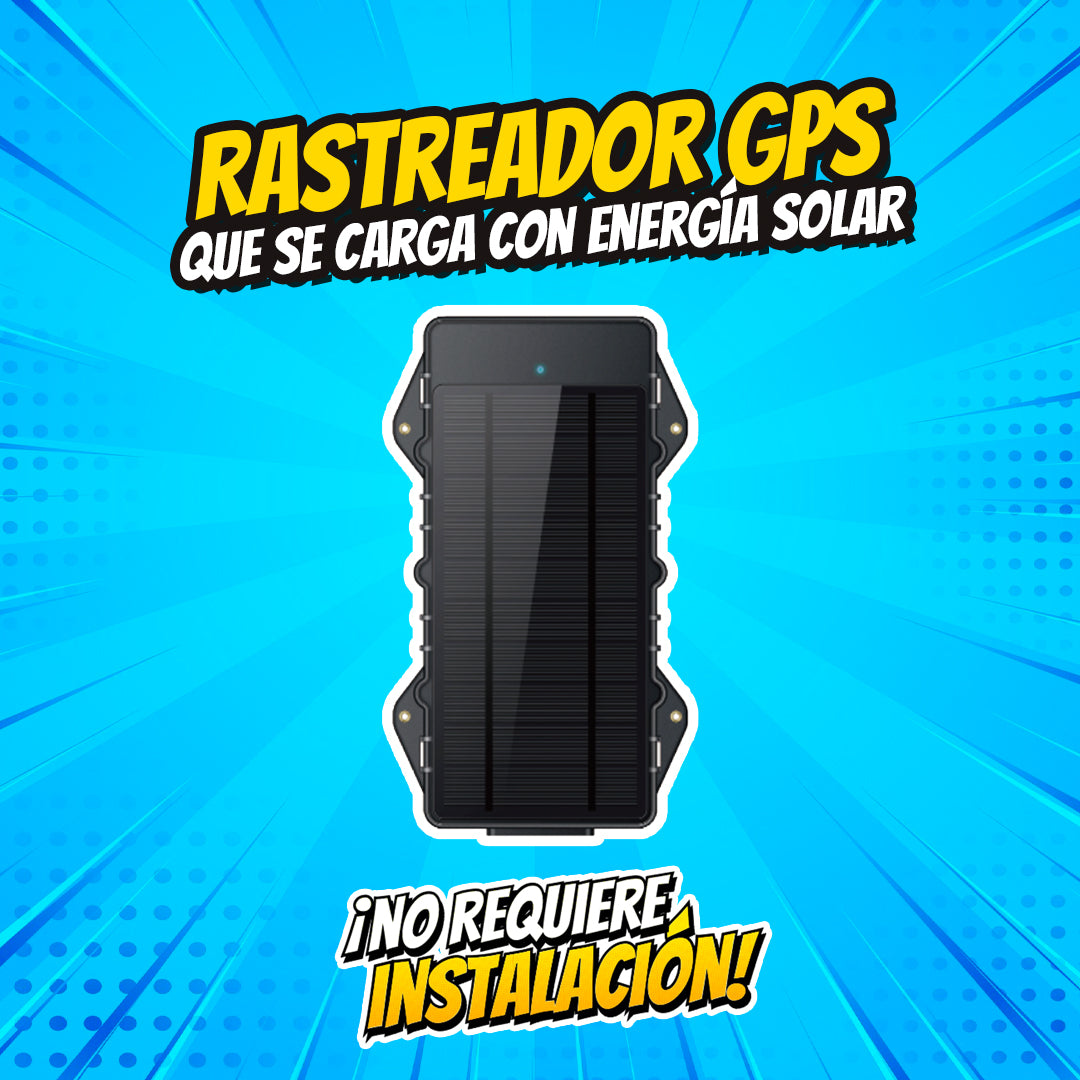 Rastreador GPS, se carga con energía solar