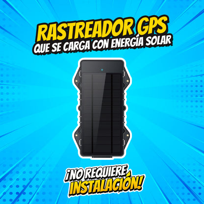 Rastreador GPS, se carga con energía solar