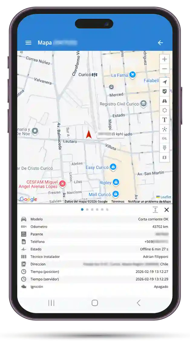 GPS Vehicular con Corta Corriente* Plan Anual