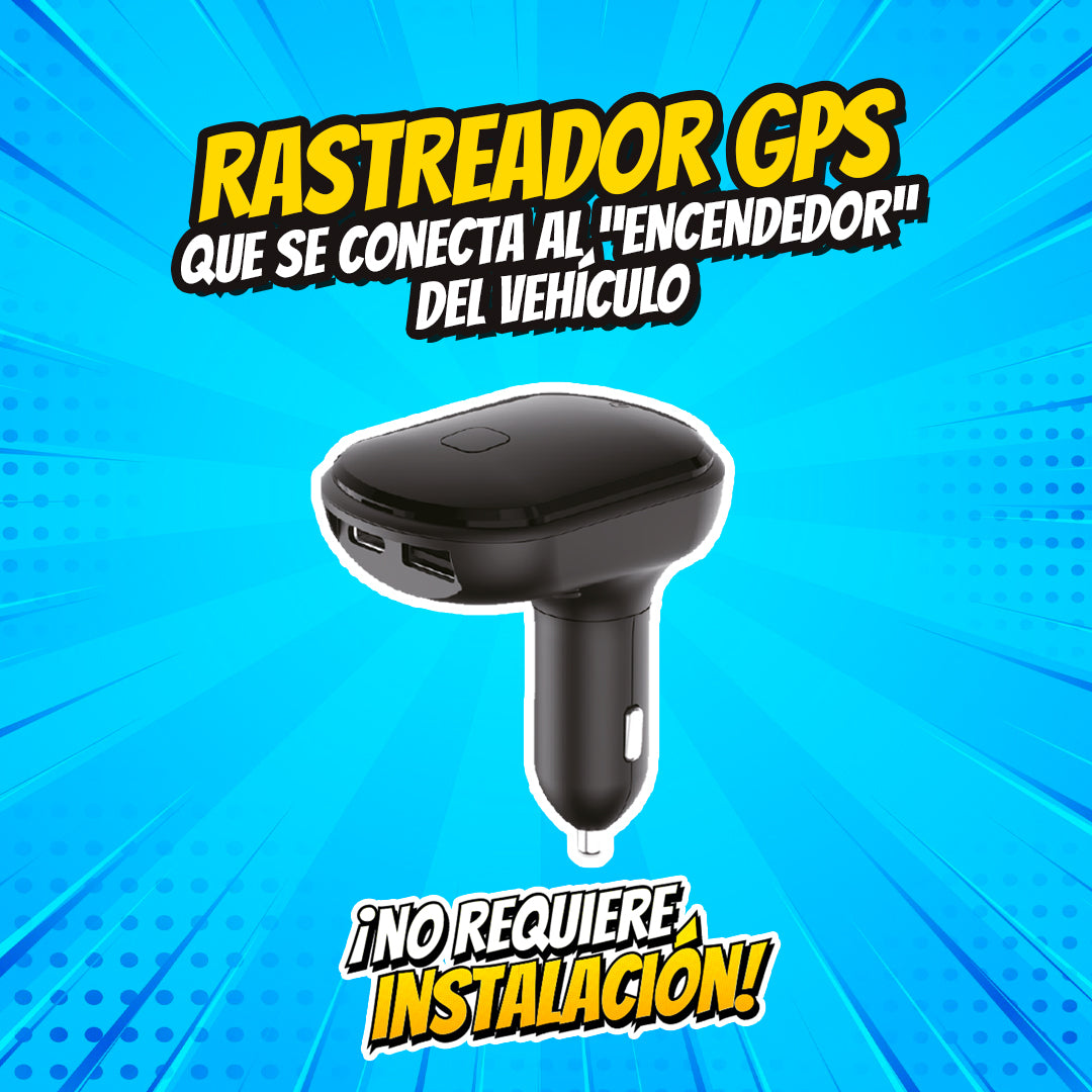 Rastreador GPS, se conecta al "encendedor" del vehículo
